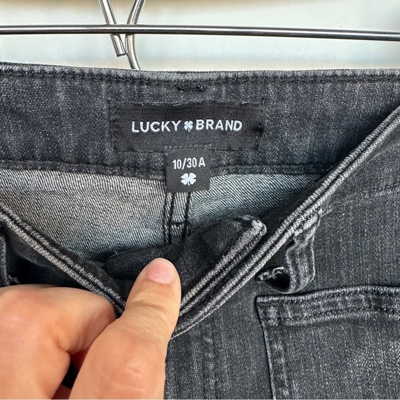 Lucky Brand Black High Rise Stevie Patch Pocket Flare - Picture 3 of 9